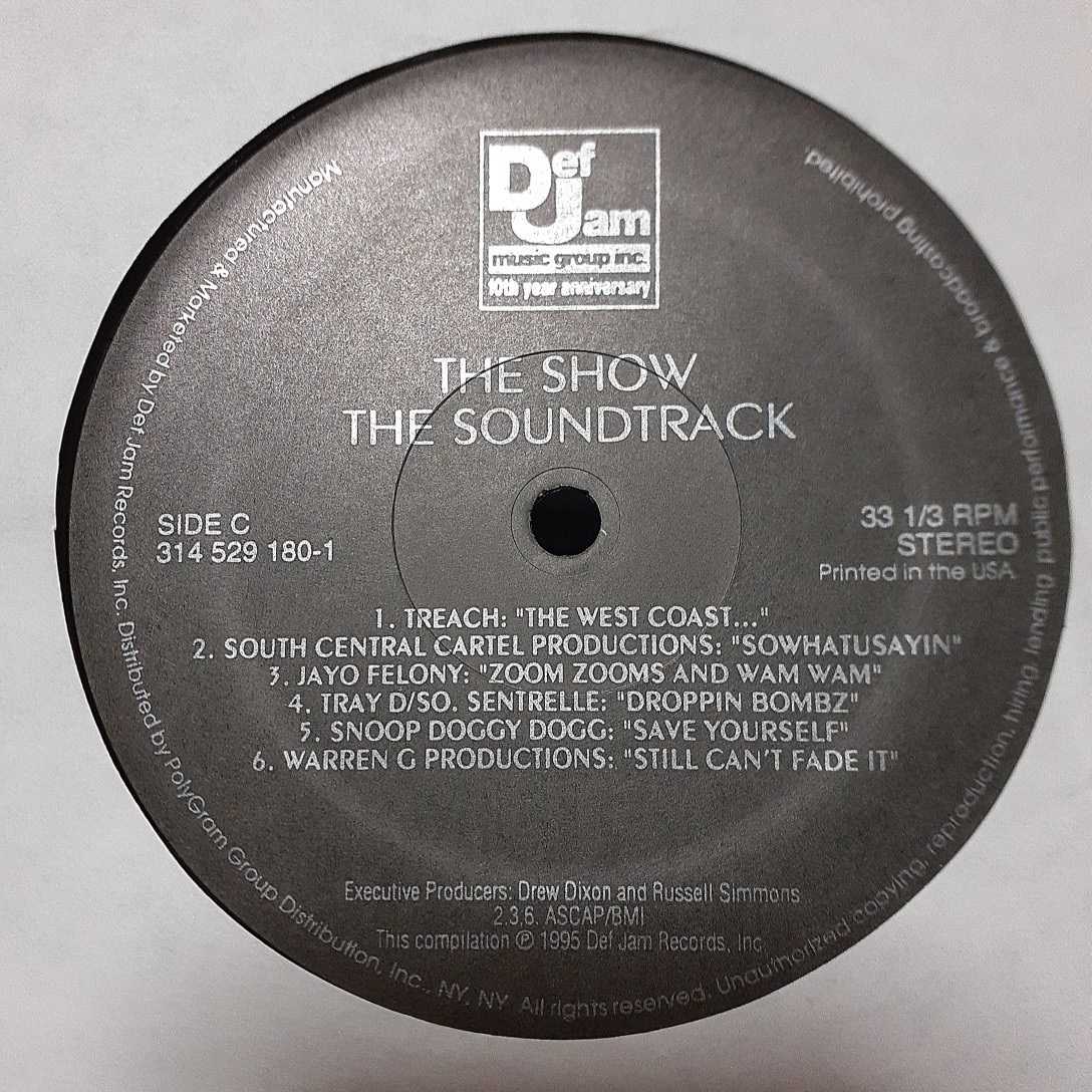 THE SHOW ORIGINAL SOUNDTRACK /2PAC/A TRIBE CALLED QUEST/MARY J. BLIGE/NOTORIOUS B.I.G./SNOOP DOGGY DOGG/ウエッサイ/RAGGA HIP HOP_画像4