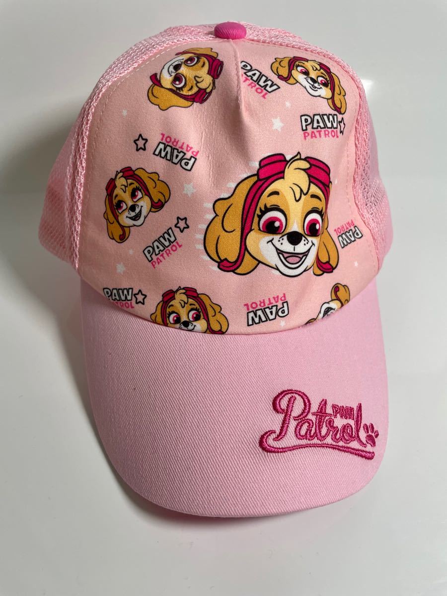 最安挑戦! 新品 大人気パウパトロール 帽子 キャップ 48~52cmレッド