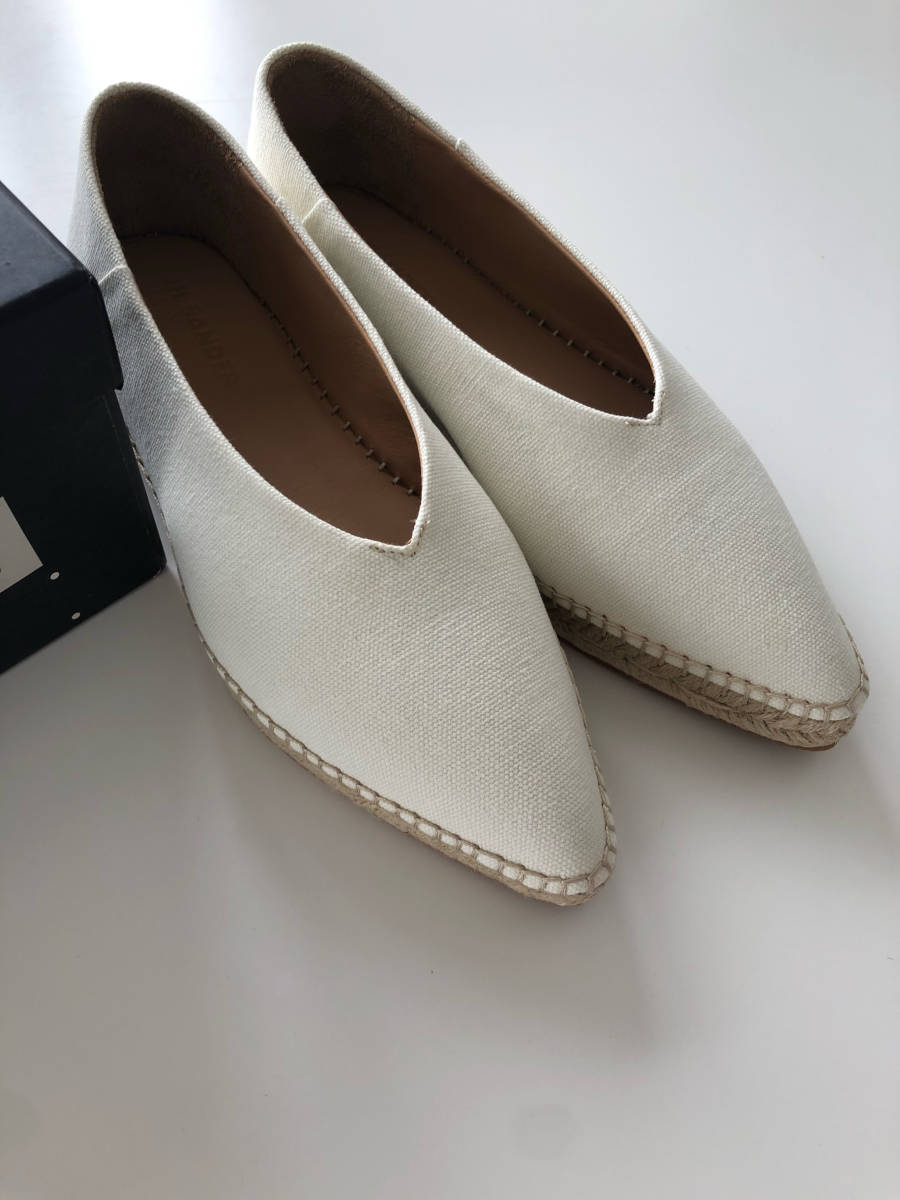 ジルサンダ JILSANDER NAVY ジルサンダーネイビー エスパ ホワイト 麻