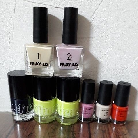 BEAMS*FRAY I.D*cher* nails * nail color * manicure *8 point set 