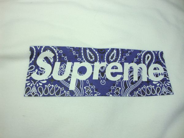 ★Supreme シュプリーム　19AW Bandana Box Logo Tee White バンダナ ボックス ロゴ Tシャツ ブラック　サイズM_画像2