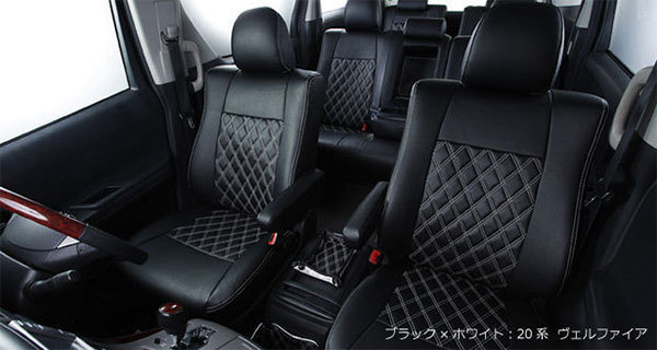 Bellezza ベレッツァ シートカバー ワイルドステッチ スペイド NCP141 NSP140 NSP141 H24/8～ 5人乗 Vの2WD/Xの2WD_画像4