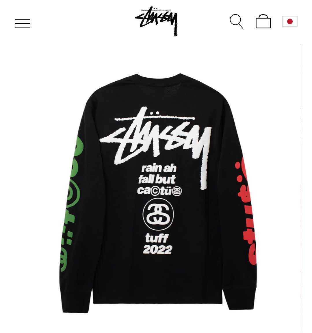 高価値 STUSSY × CPFM ロングスリーブコラボTシャツ L