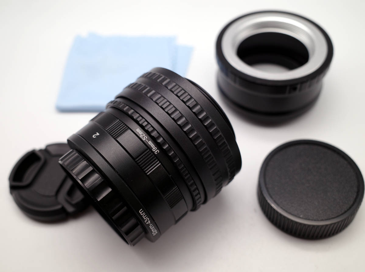 83 新品未使用 バブル 玉ボケレンズ Pentacon(Diaplan) 80mmM42 ソニー