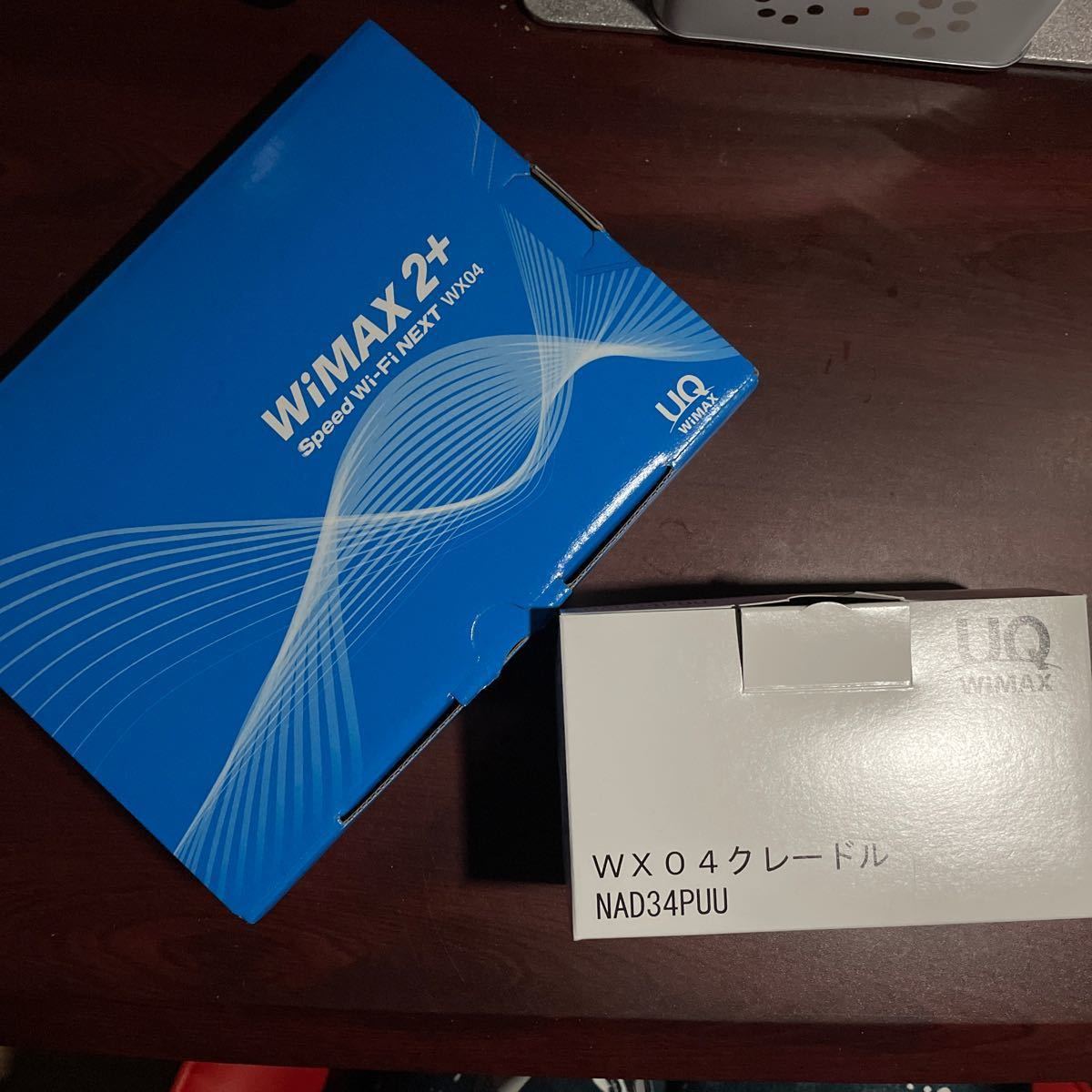 UQ WiMAX 2+ Speed Wi-Fi Next WX04 Speed Wi-Fi NEXT WX04 クレードルセット