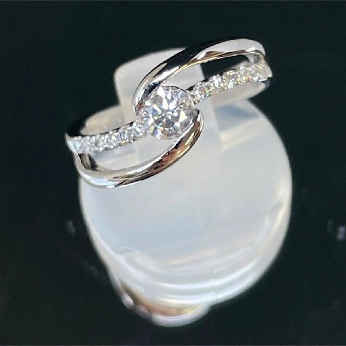 ダイヤモンド0.33ct/0.15ct リング　値下げ！