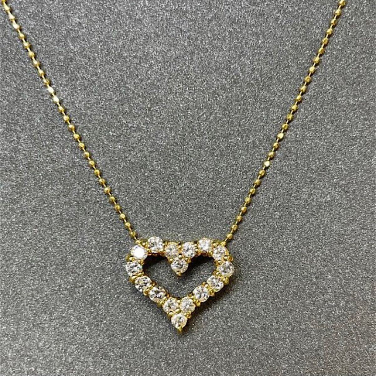 k18yg ダイヤモンドネックレス 最終価格! 腕時計、アクセサリー