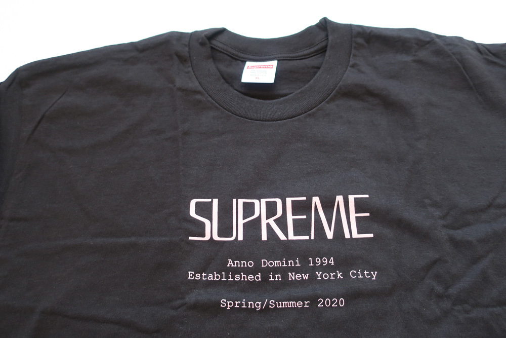 (M)Supreme Anno Domini TeeシュプリームアノドミニＴシャツBlack黒_画像2