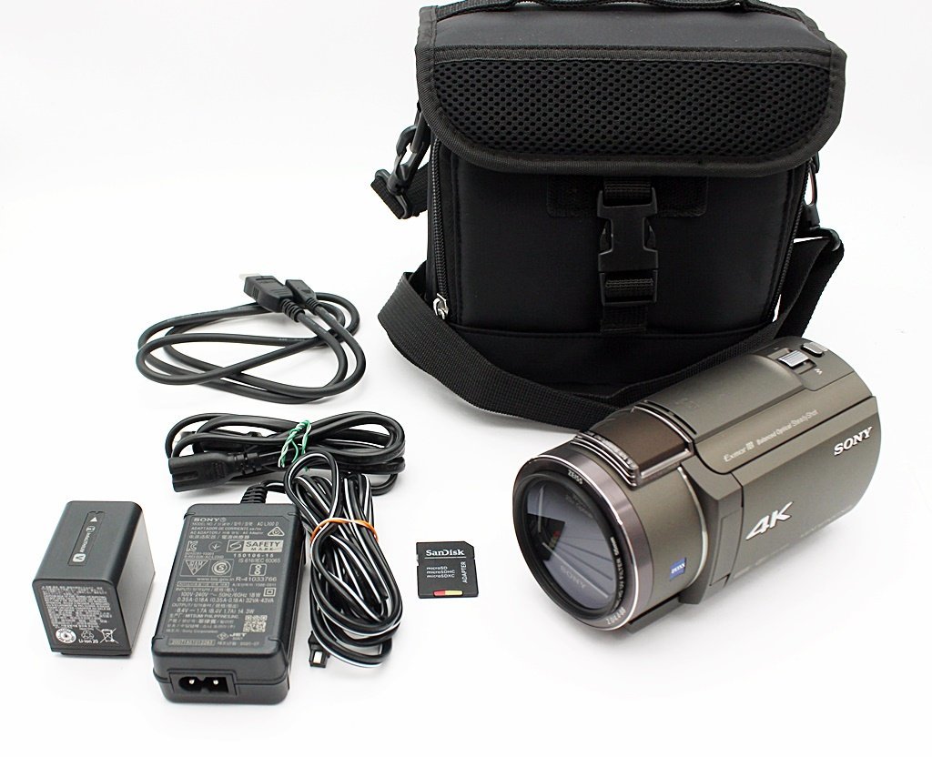1円】SONY ハンディカム FDR-AX45 デジタル４Kビデオカメラレコーダー 