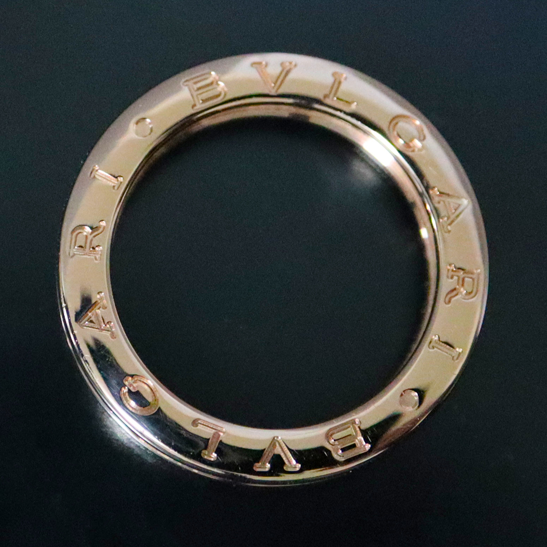 ブルガリ 指輪 リング ビーゼロワン K18PG XS幅 13号 ピンク 箱 D9552_画像2