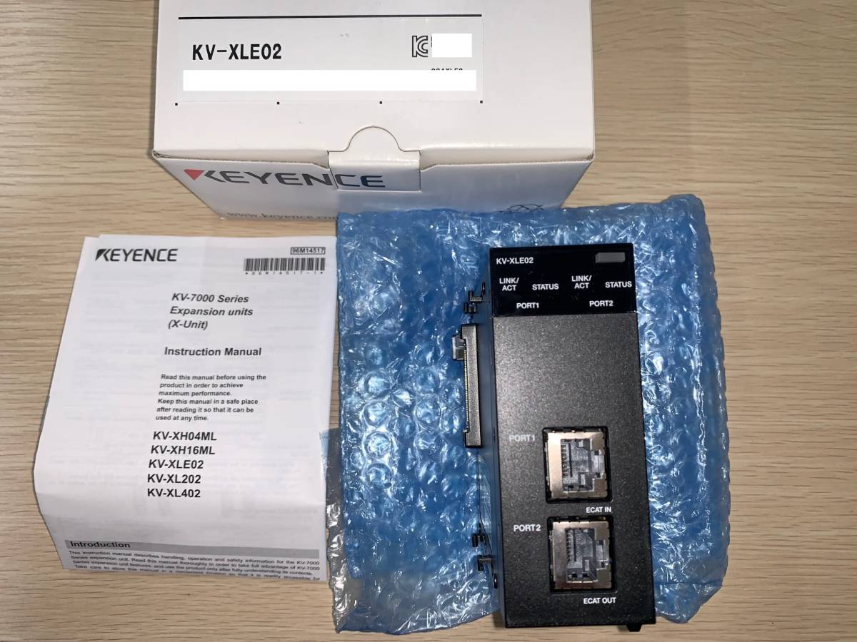 新品・未使用 KEYENCE キーエンス イーサネットユニット 2ポート KV