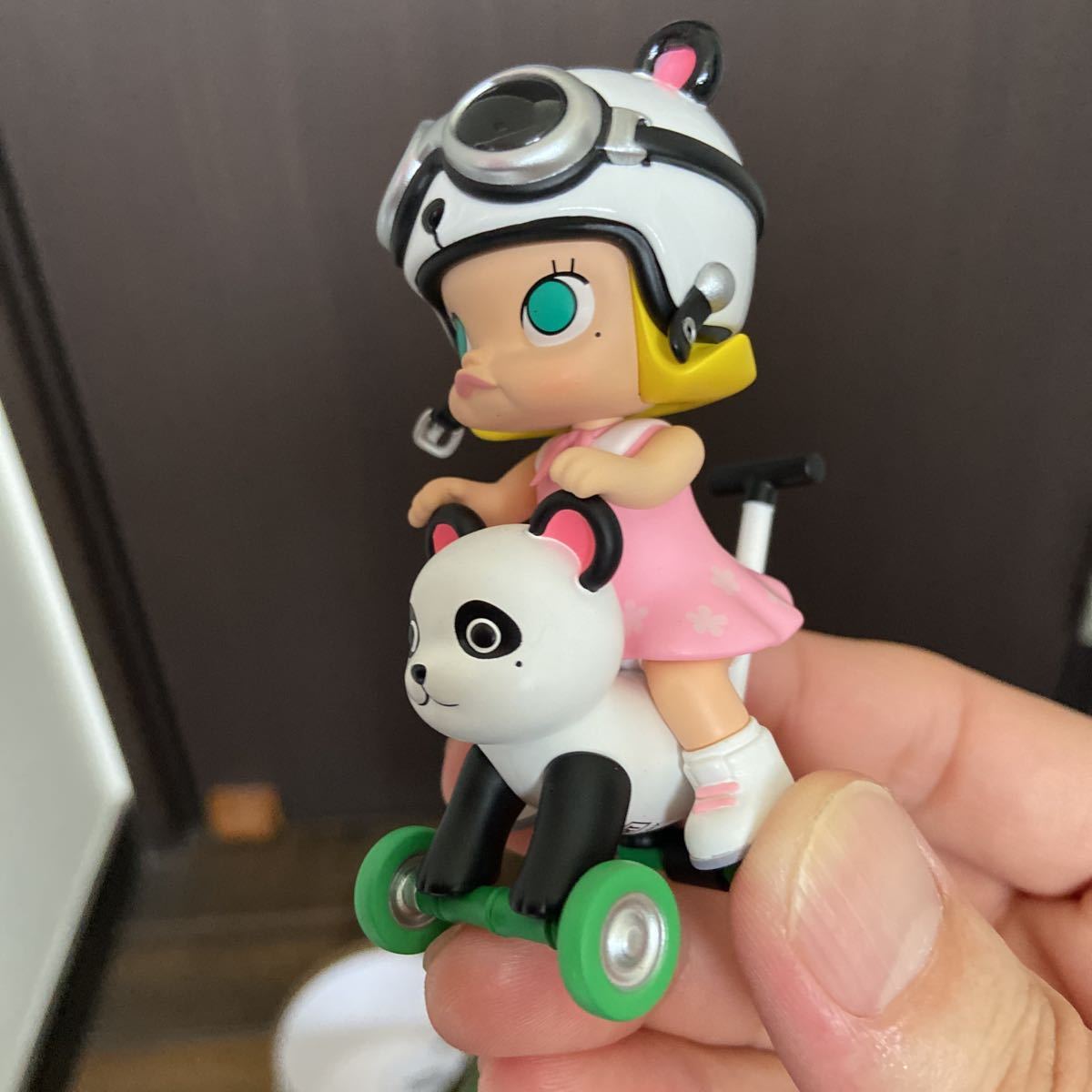 ポップマート フィギュア 限定 POP MART パンダ モリー 三輪車