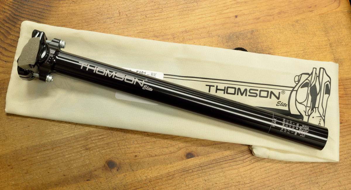 保証 THOMSON ELITE SEATPOST .2mm mm Black 国内正規品