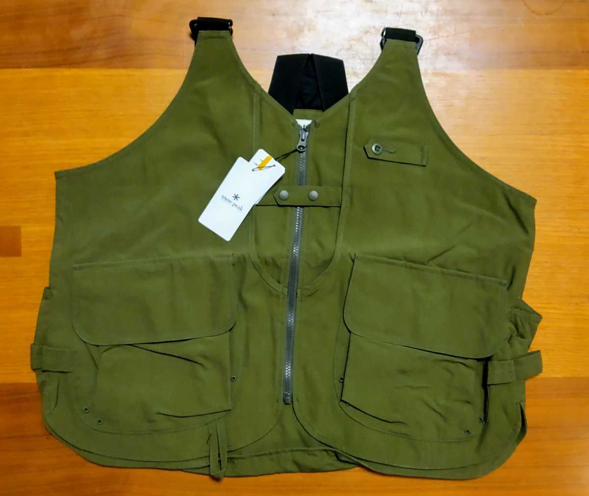 最新 snow peak 焚き火ベストタキビベスト TAKIBI VEST カーキ
