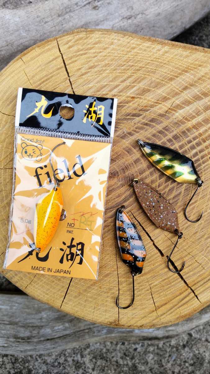 トラウト釣り用ルアー 丸湖 スプーン 計4個