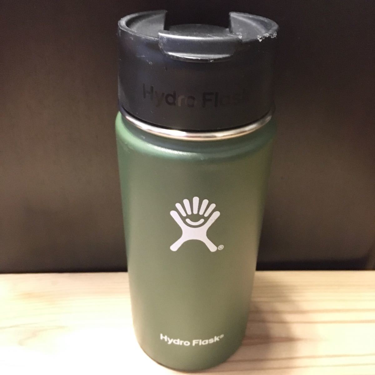 16oz カーキ ハイドロフラスク HydroFlask タンブラー 水筒 473mL ステンレスマグ ボトル