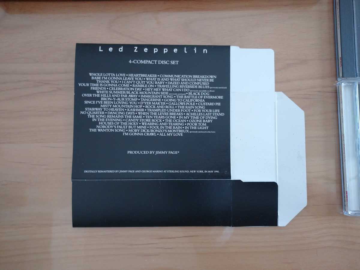 ★レッド・ツェッペリン Led Zeppelin★1988-1980★4CD★帯付★汚れあり★中古品