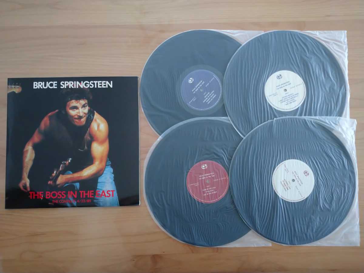 ☆ブルース・スプリングスティーン Bruce Springsteen☆The Boss in the East the complete  4/22/85☆4LPレコード☆300枚限定版☆中古品