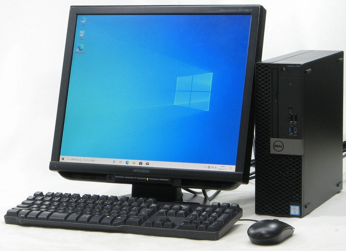 DELL Optiplex 7050-6700SF ■ 19インチ 液晶セット ■ i7-6700/DVDマルチ/大容量HDD/第6世代/省スペース/HDMI/Windows 10 デスクトップ_DELL Optiplex 7050-6700SF