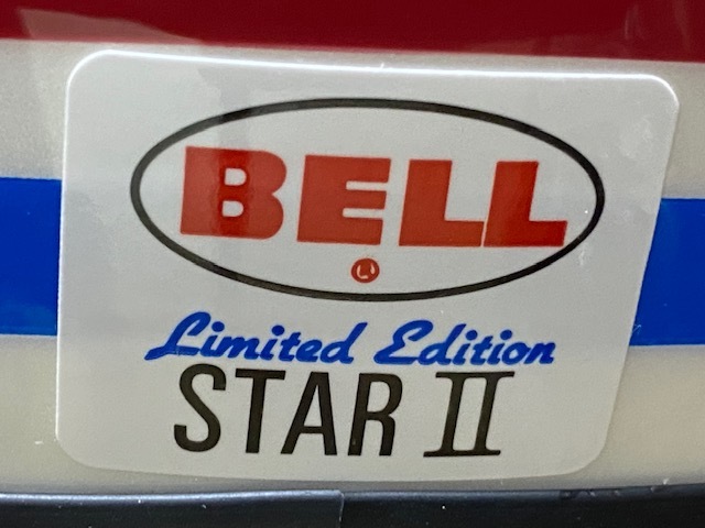 ほぼ新品 BELL STAR Ⅱ【限定】トリコロール 復刻版2019年製 Ｍサイズ ベルスターⅡ・別シールド付 リミテッドエディション_画像10