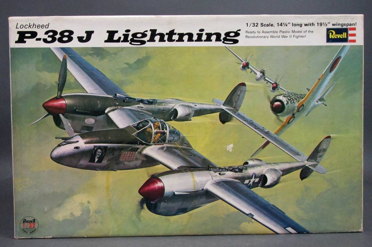 プラモデル ロッキード 双発双胴戦闘機 P-38J ライトニング 1/32 
