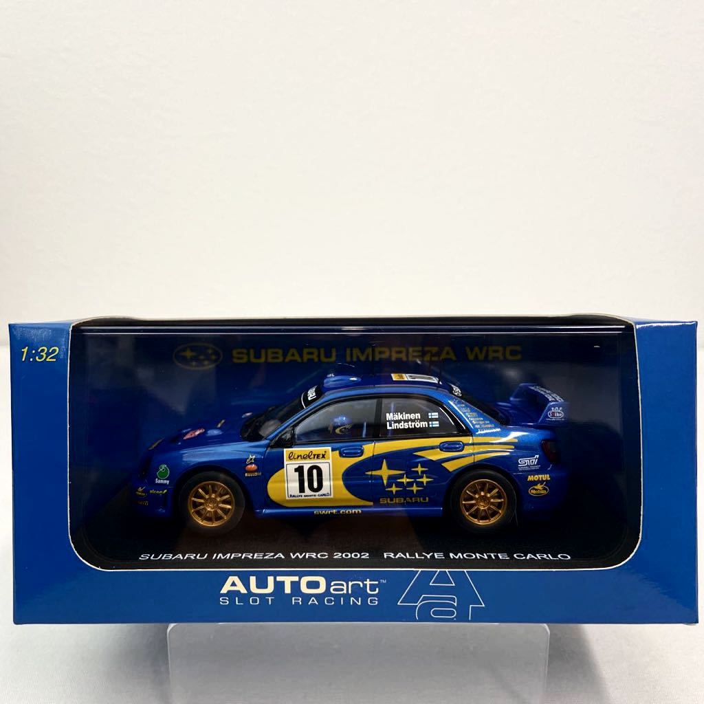 AUTOart 1/32 SUBARU IMPREZA WRC2002 год #10tomi*ma memory Monte Carlo Rally Subaru Impreza GDB круг глаз слот машина миникар 