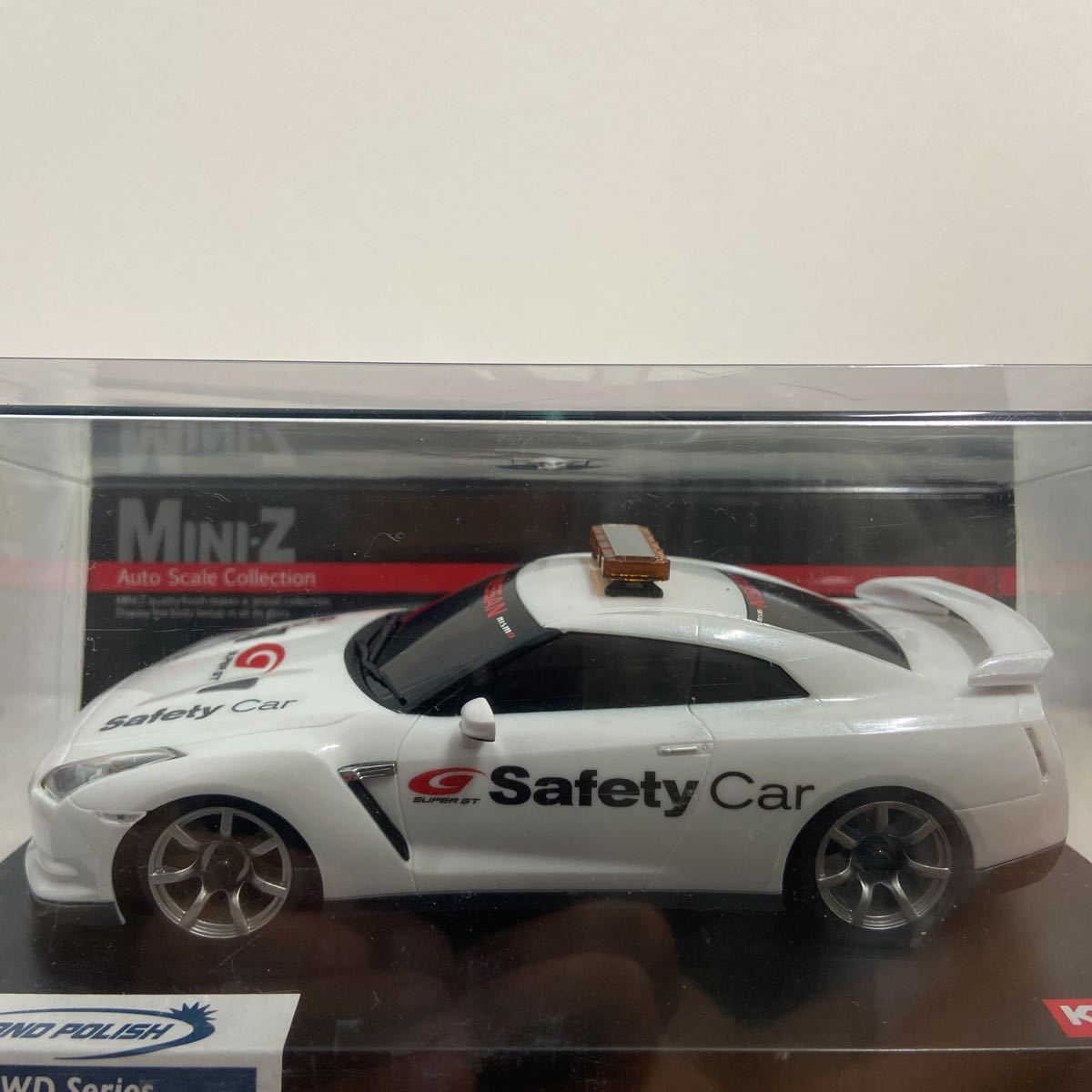京商 MINI-Z NISSAN GT-R SUPER GT Safety Car R35 1/43 セット 日産 セーフティーカー ASC オートスケールコレクション RCボディ ミニカー_画像9