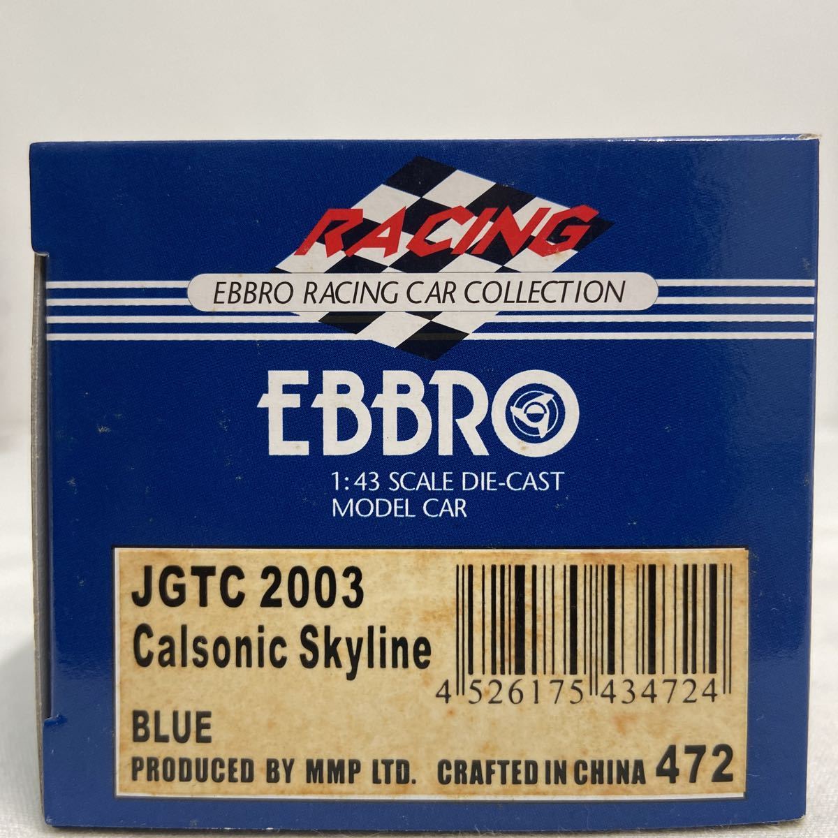 EBBRO 1/43 CALSONIC SKYLINE GT-R JGTC 2003年 #12 R34 NISSAN エブロ カルソニック 日産 スカイライン BNR34 ミニカー モデルカー_画像9