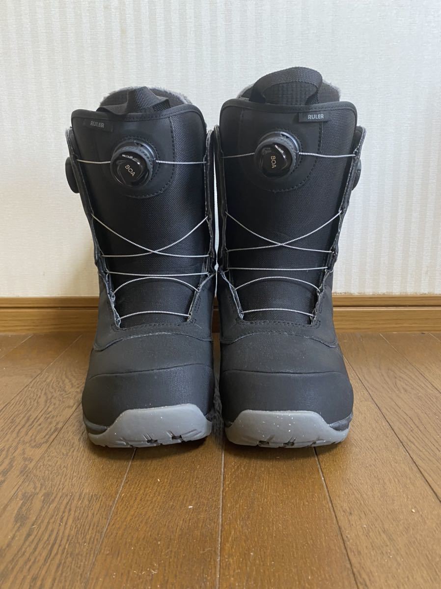 送料無料 1000円スタート スノーボード ブーツ BURTON バートン RULER BOA WIDE BLACK ルーラー ボア ワイド 21-22モデル メンズ 29cm
