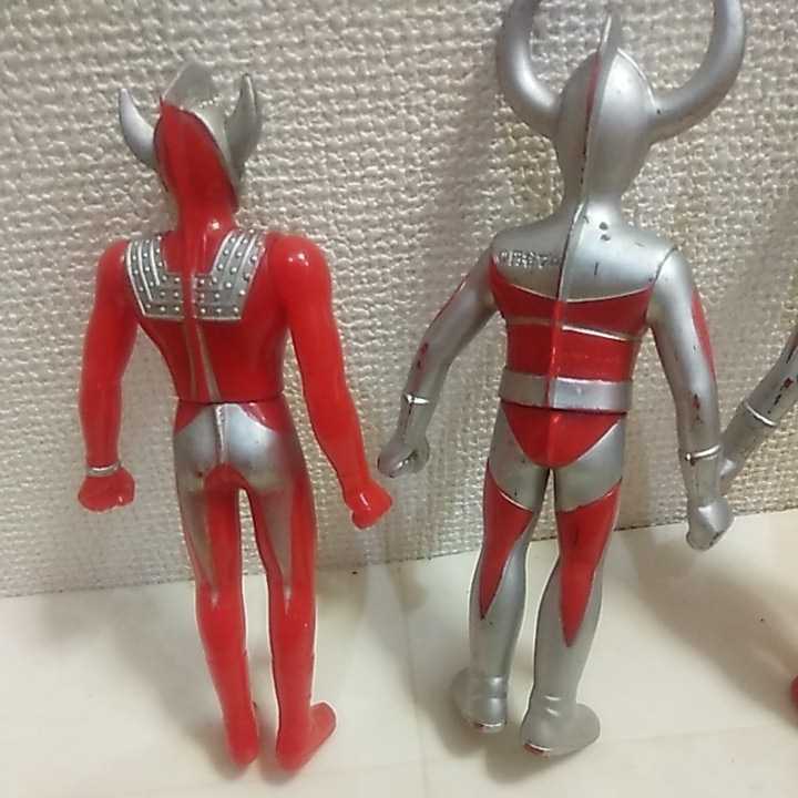 ウルトラの父 ウルトラの母 ウルトラマンタロウ ソフビフィギュア BANDAI 3点セット タグ無し 未チェック 詳細不明 ジャンク扱い _画像4