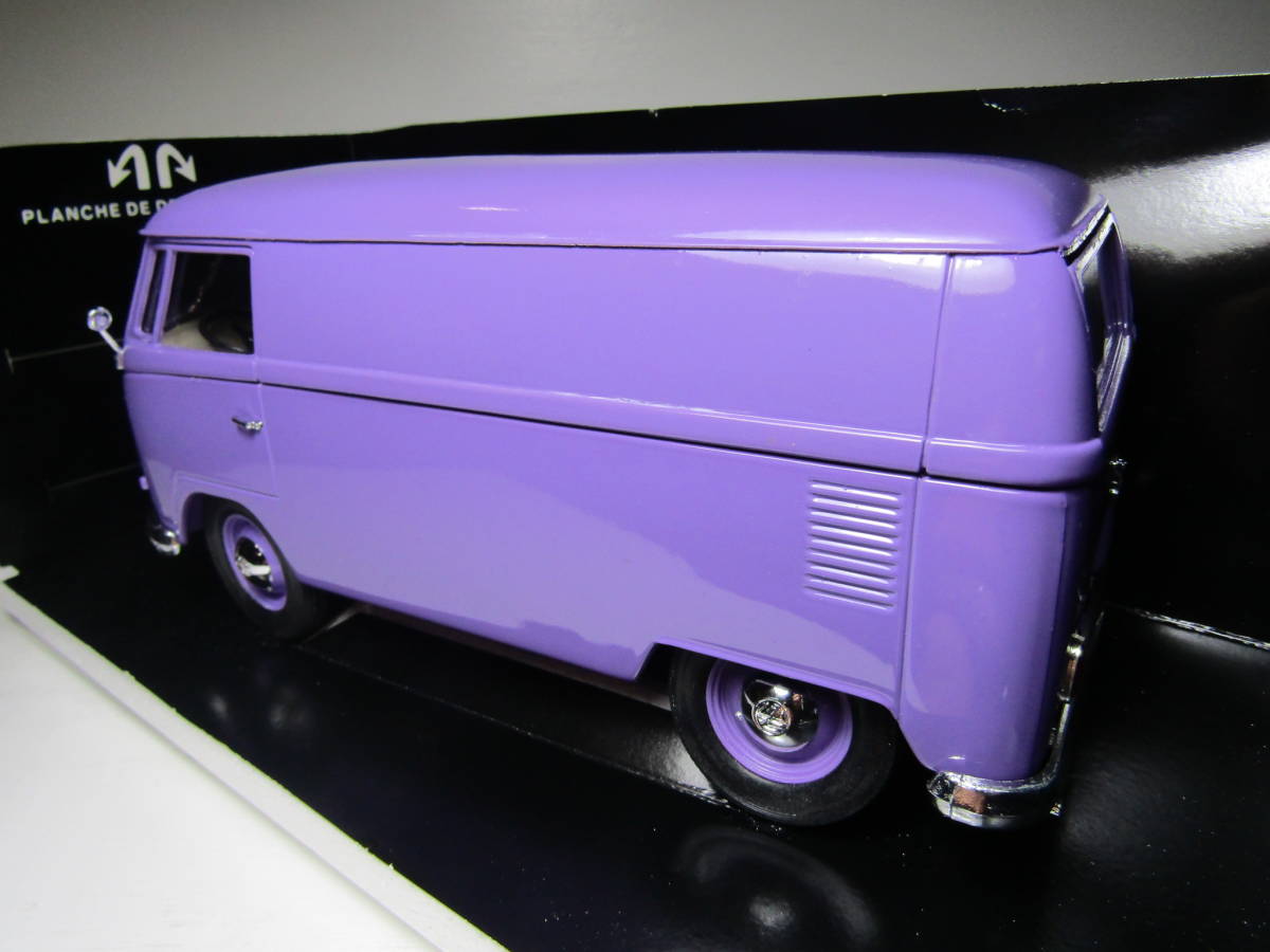 Volkswagen Combi Tole 1/19 VW FLAT4 フォルクス ワーゲン ラベンダー Microbus TypeⅡ マイクロバス デリバン 1/18位 Made in France 仏_画像2