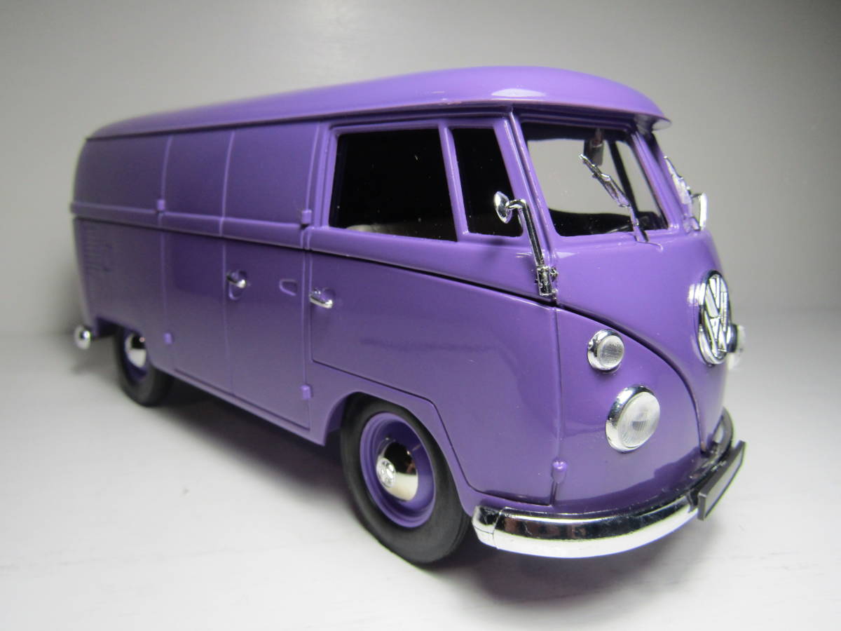 Volkswagen Combi Tole 1/19 VW FLAT4 フォルクス ワーゲン ラベンダー Microbus TypeⅡ マイクロバス デリバン 1/18位 Made in France 仏_画像5