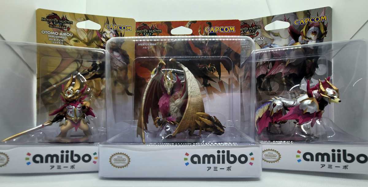 新品未使用 amiibo 3体セット メルゼナ メルゼガルク メルゼネコ