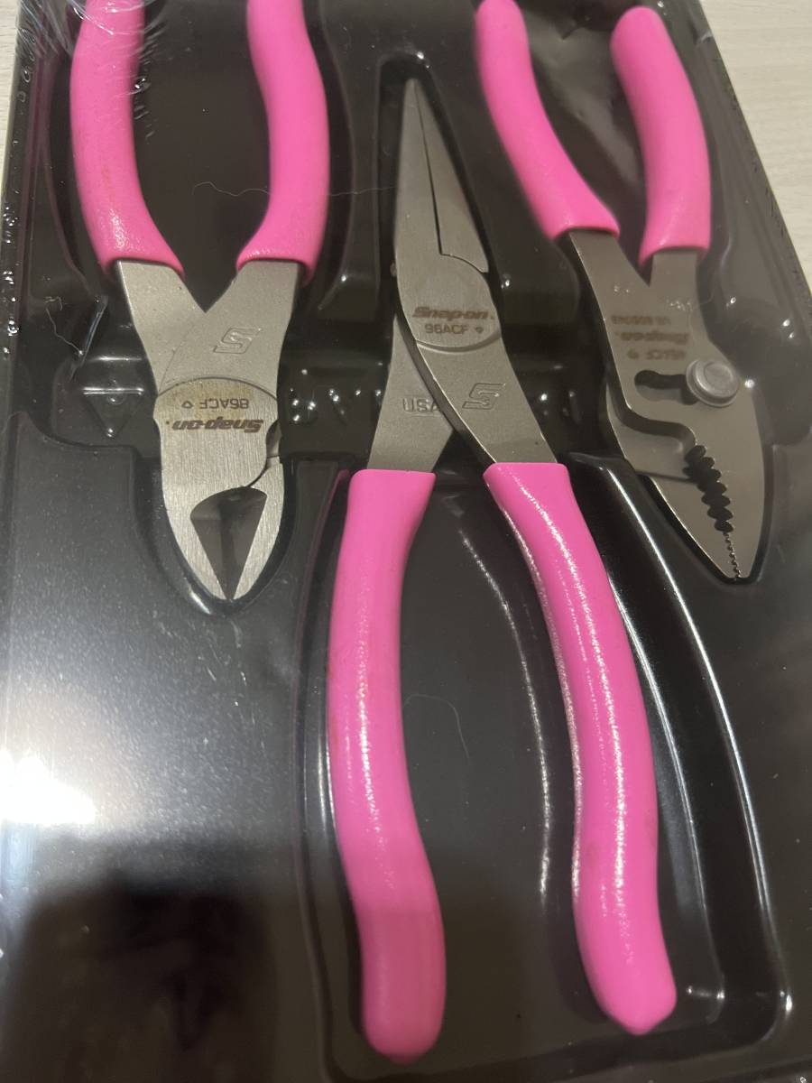 スナップオン Snap-on プライヤーセット ピンク #PL306ACFP 限定品