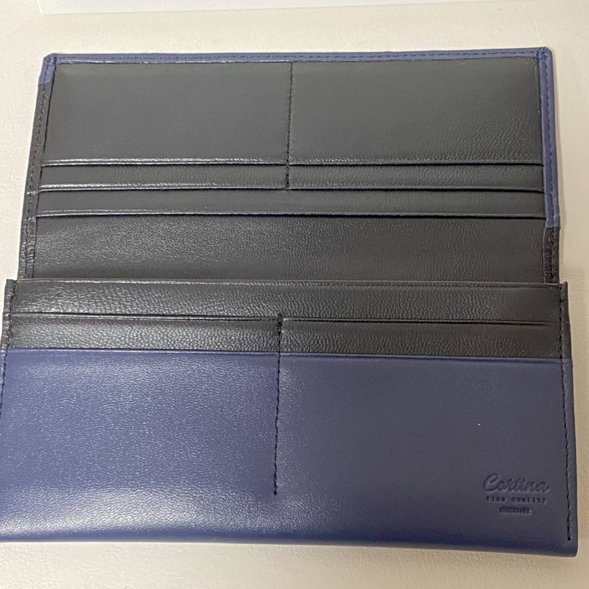 Yahoo!オークション - 新品・未使用 cortina コルティーナ 本革 羊革 長...