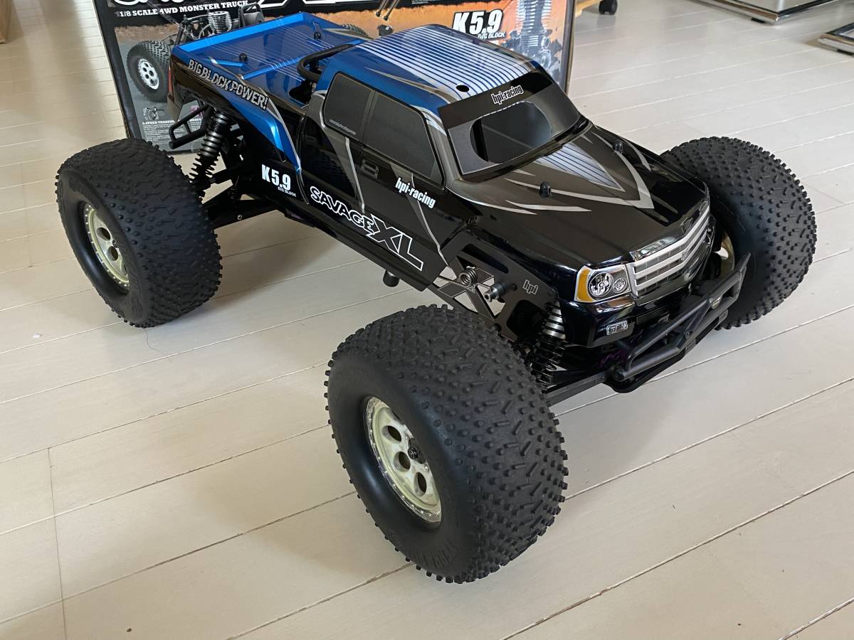 希少 HPI サベージXL K5 9 美品 メカ無し 3スピード付 カスタム 希少 HPI サベージXL K5 9 美品 メカ無し 3スピード付 カスタム