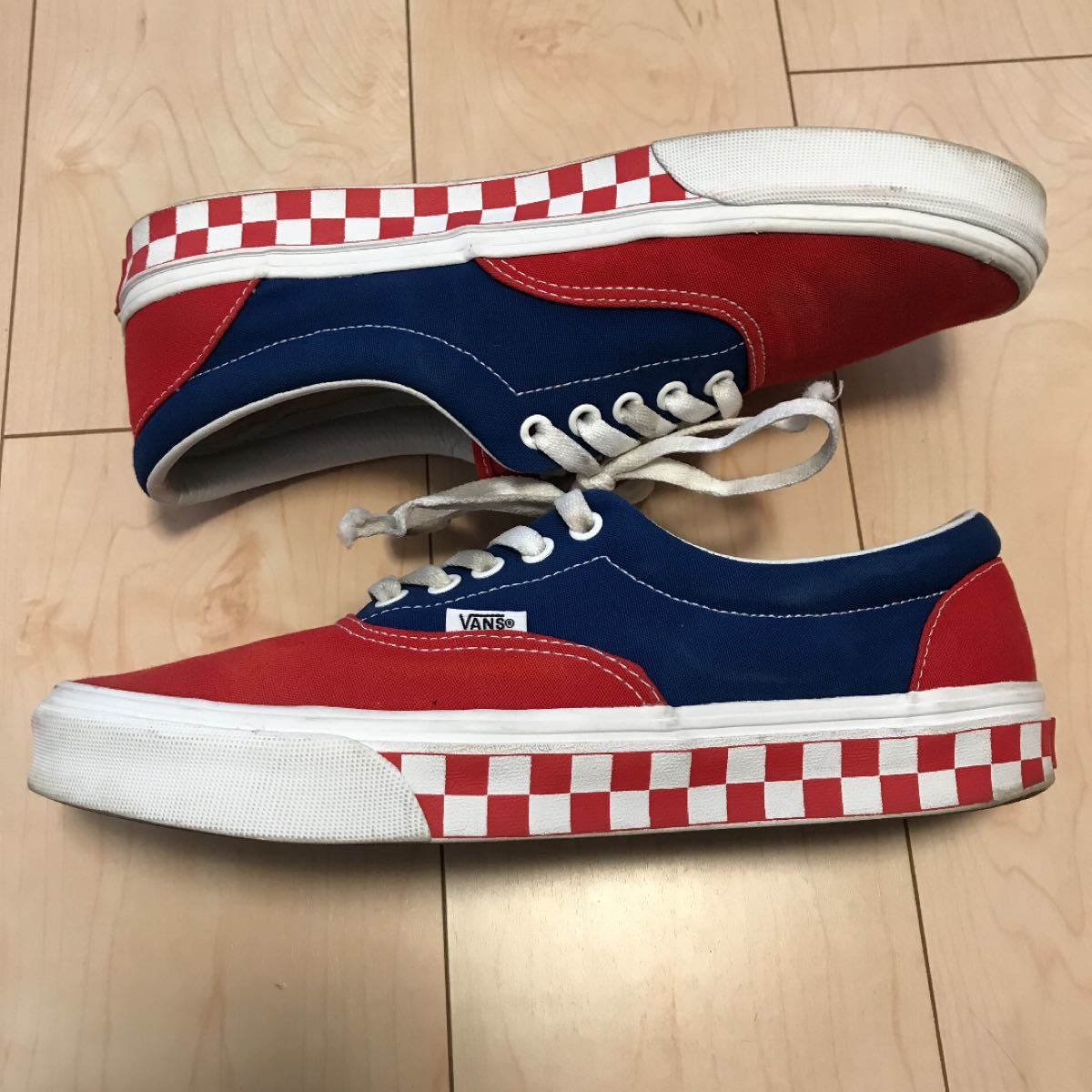 VANS エラ ERA サイドテープ チェッカー柄 チェッカーフラッグ VANS エラ ERA サイドテープ チェッカー柄 チェッカーフラッグ
