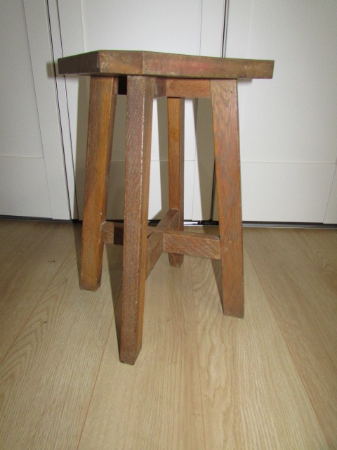 （　会津若松・旧家・蔵出し　)戦前(　古い味わいのある木製椅子・NO1 　）貴重・珍品_画像4