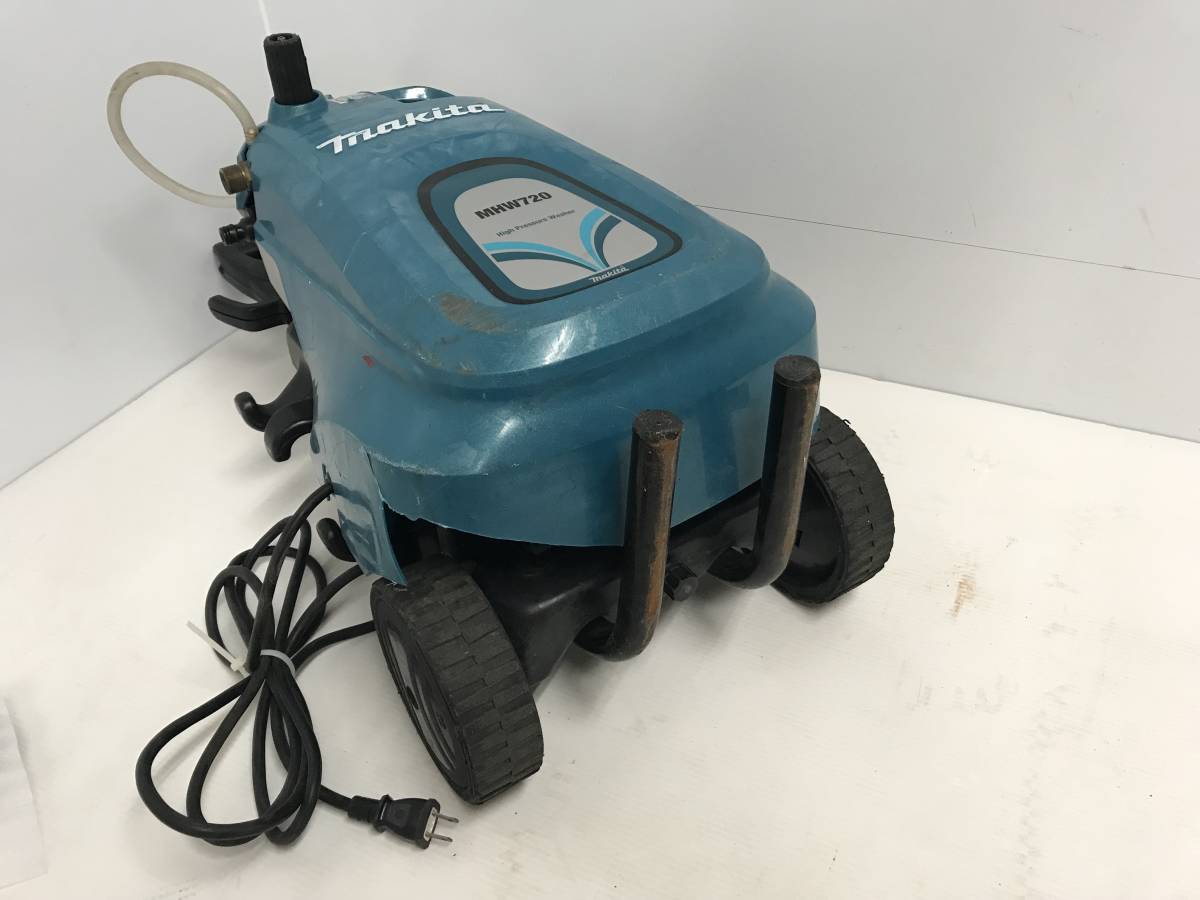 makita MHW720 高圧洗浄機 訳あり 動作OK ホース欠品 ガーン有り 写真