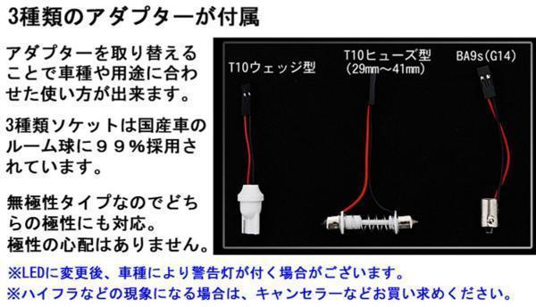 送料無料 全面発光LED【オデッセイ RB3/4】ルーム球セット5点_画像6