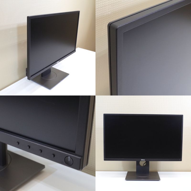 幅550 DELL デル P2417h モニター ブラック ディスプレイ 液晶ディスプレイ PC 業務用 OA機器 KK6815 中古 オフィス家電_画像3