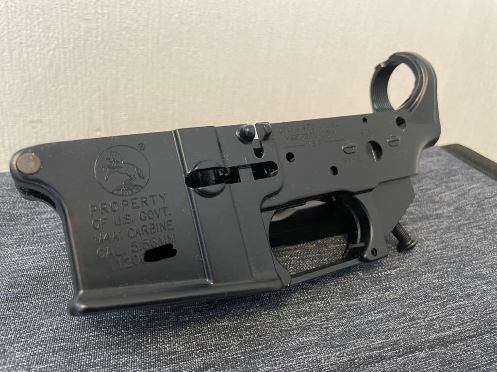 イノカツ 鍛造削り出しロア M4 フレーム リアルサイズ コルト刻印 WAM4 WE E&L Prime IRON Vipertech 炭酸 Co2 GBB