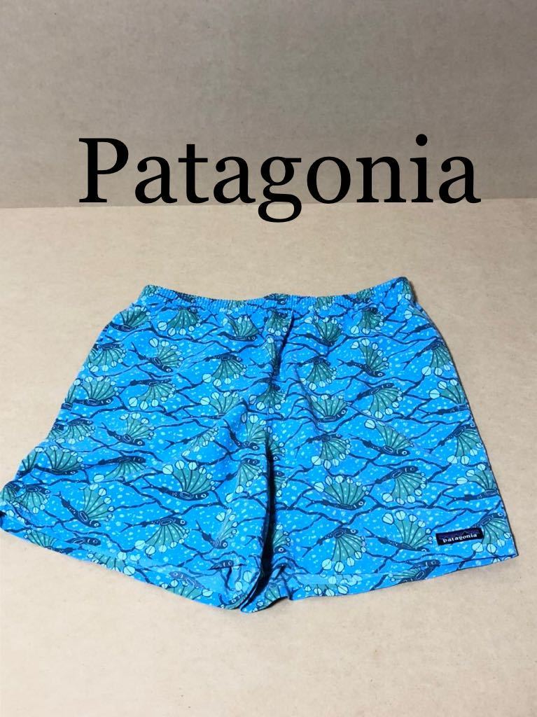 patagonia パタゴニア バギーズパンツ2018年限定HXYRリバーショーツバギーズショーツハーフショート半パン水着トビウオ魚柄