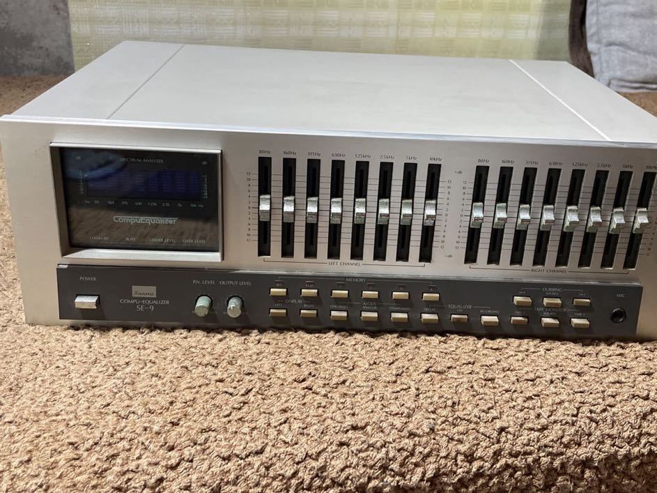 サンスイ SANSUI グラフィックイコライザー SEー9 ジャンク扱いで