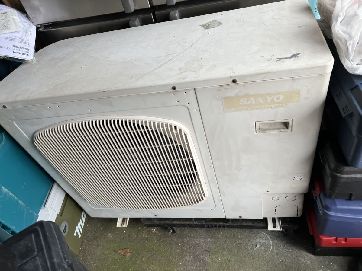 SANYO コンデンシングユニット OCU-NR150F 現状品 冷凍機 | fondation