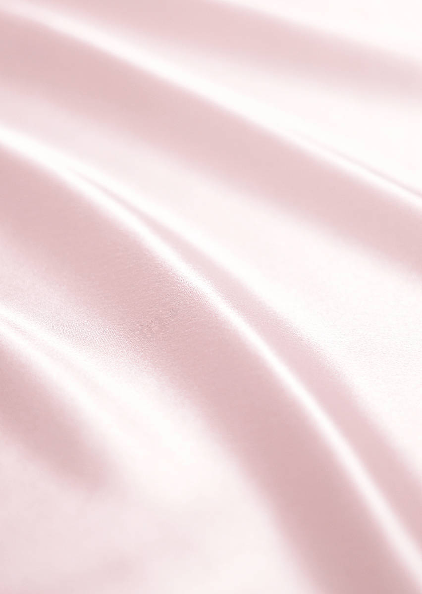 [ подлинный товар шелк ] шелк атлас 100% подушка покрытие S размер 35cm×50cm розовый сделано в Японии застежка-молния тип ограничение количество 
