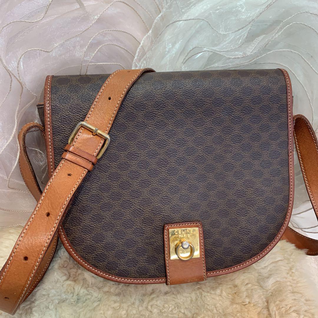 人気No.1 CELINE ヴィンテージ パープル バッグ ポシェット ショルダー