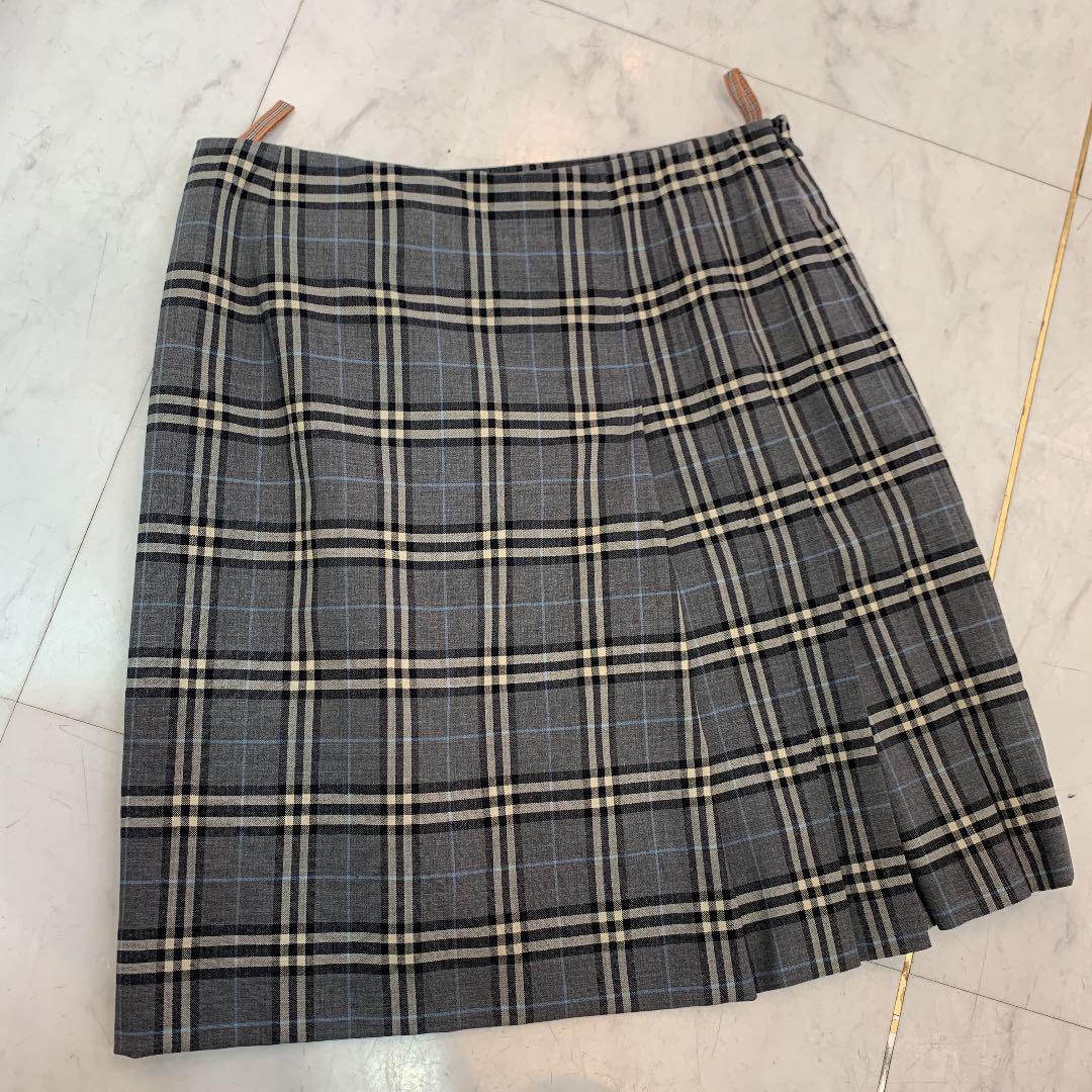 極美品 ほぼ未使用 BURBERRY BLUE LABEL スカート チェック柄 Yahoo 