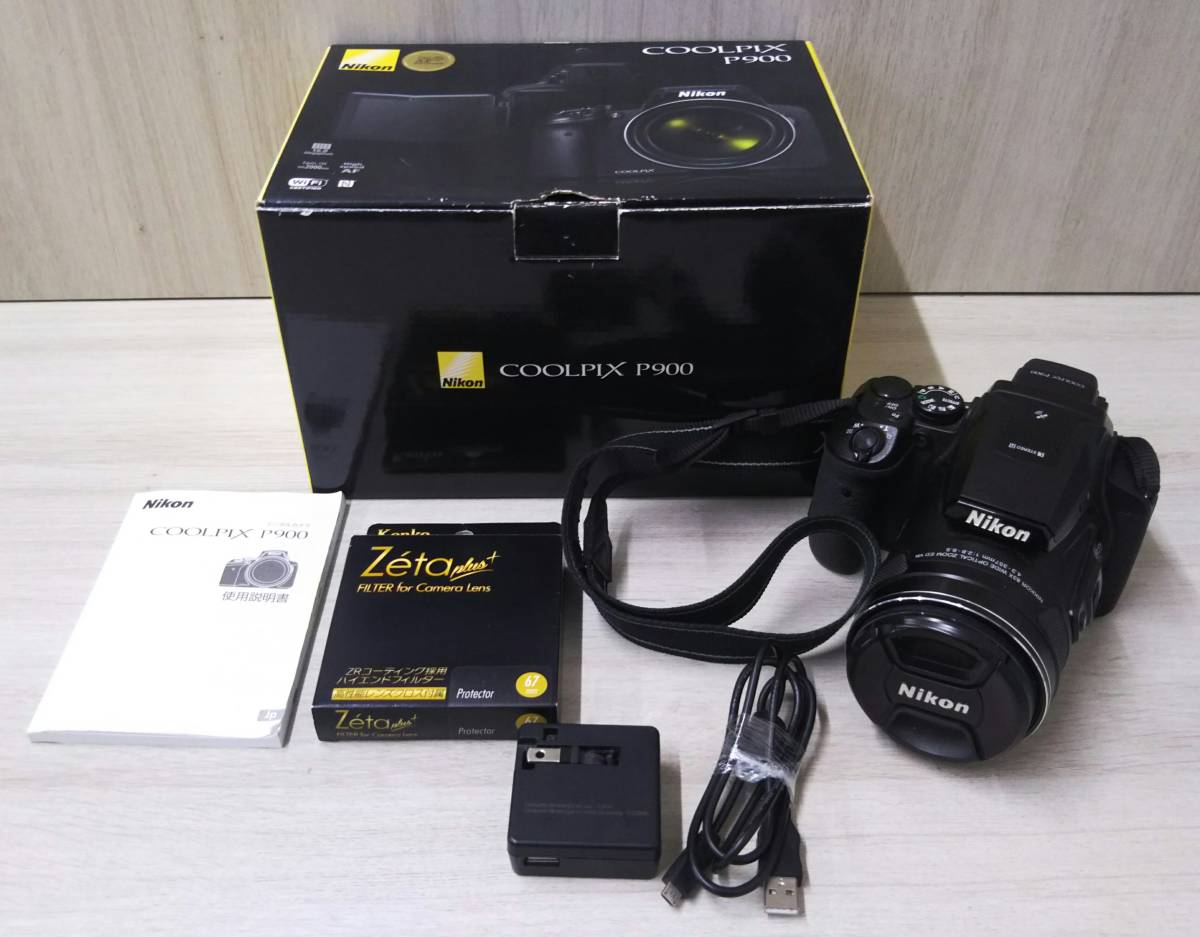 ジャンク Nikon COOLPIX P900 デジタルカメラ 通電不可のためジャンク 現状品_画像1