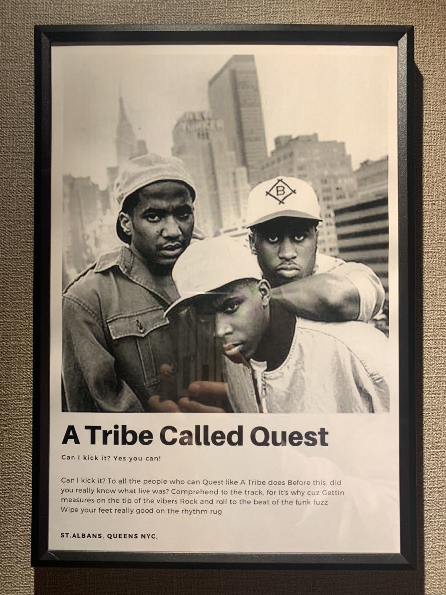 A TRIBE CALLED QUEST ② トライブ A4 ポスター 額付き 送料込み